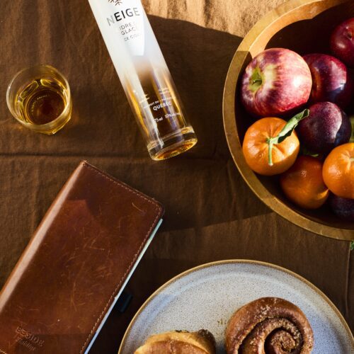 cidre de glace de neige lifestyle