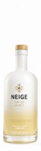 bouteille de gin glacé NEIGE